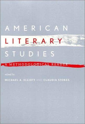 Tapa de American literary studies