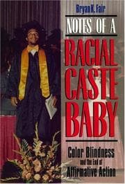 Tapa de Notes of a Racial Caste Baby