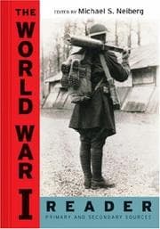 Tapa de The World War I Reader