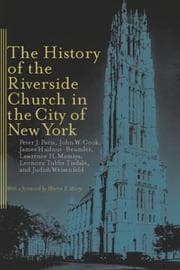 Tapa de The History of the Riverside Church in the City of New York