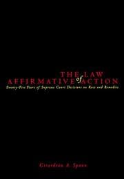 Tapa de Law of Affirmative Action