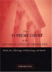 Tapa de The Supreme Court in the intimate lives of Americans