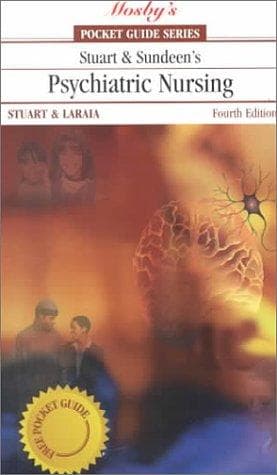 Tapa de Pocket guide to psychiatric nursing