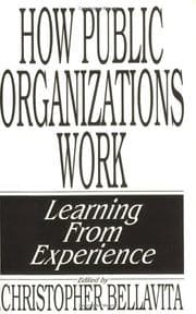 Tapa de How Public Organizations Work