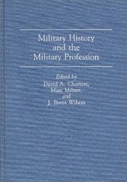 Tapa de Military history and the military profession