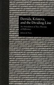 Tapa de Derrida, Kristeva, and the dividing line