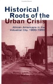 Tapa de Historical roots of the urban crisis