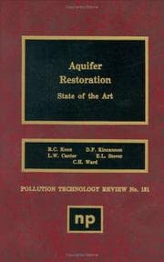 Tapa de Aquifer restoration