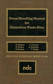Tapa de Drum handling manual for hazardous waste sites