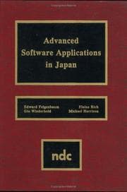 Tapa de Advanced software applications in Japan