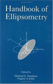 Tapa de Handbook of ellipsometry