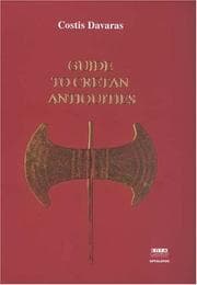 Tapa de Guide to Cretan Antiquities