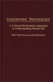 Tapa de Unscientific psychology
