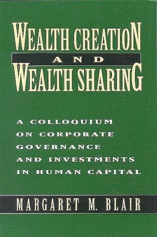 Tapa de Wealth creation and wealth sharing