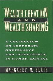 Tapa de Wealth creation and wealth sharing