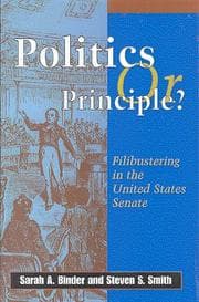 Tapa de Politics or Principle