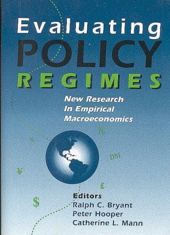 Tapa de Evaluating policy regimes