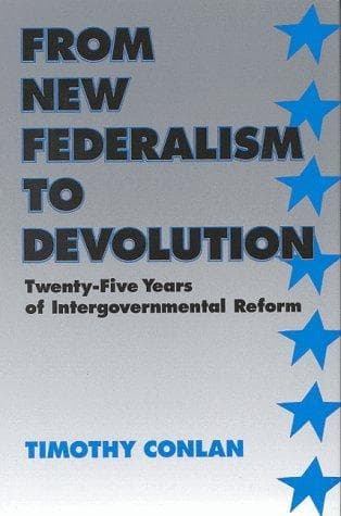 Tapa de From new federalism to devolution