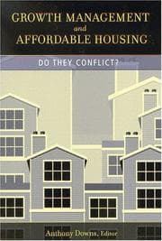 Tapa de Growth Management and Affordable Housing