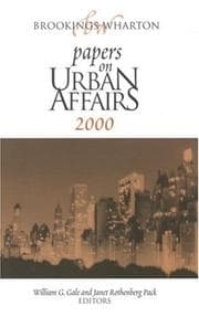 Tapa de Brookings-Wharton papers on urban affairs, 2000