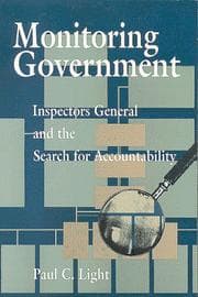Tapa de Monitoring government