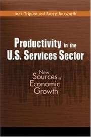 Tapa de Productivity in the U.S. services sector