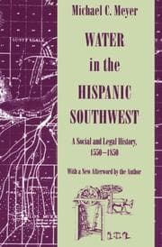 Tapa de Water in the Hispanic Southwest