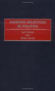 Tapa de Random selection in politics