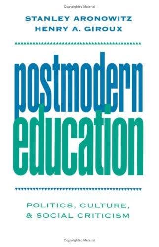 Tapa de Postmodern education