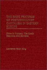 Tapa de The Basic Features of Postcommunist Capitalism in Eastern Europe