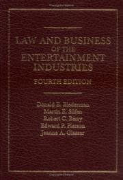 Tapa de Law and business of the entertainment industries
