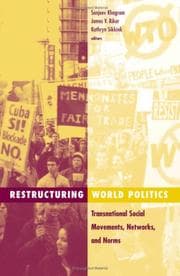 Tapa de Restructuring World Politics