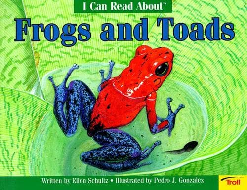 Tapa de I can read about frogs and toads