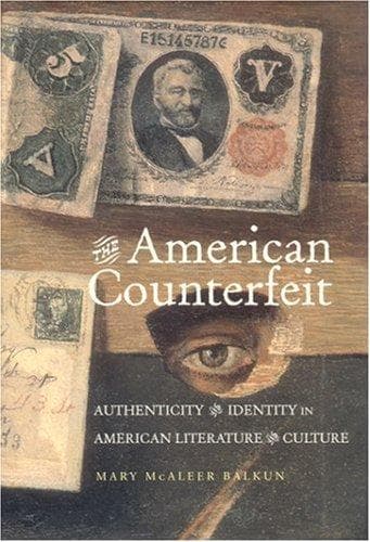 Tapa de The American counterfeit