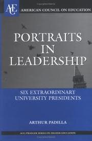 Tapa de Portraits in Leadership