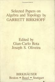 Tapa de Selected papers on algebra and topology
