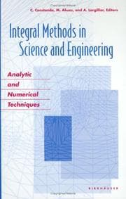 Tapa de Integral methods in science and engineering