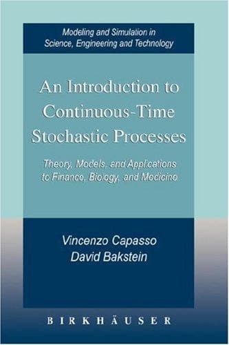 Tapa de An Introduction to Continuous-Time Stochastic Processes Theory, Models, and Applications to Finance, Biology, and Medicine