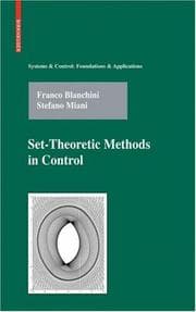 Tapa de Set-theoretic methods in control