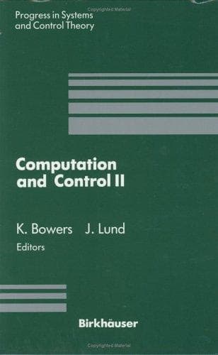 Tapa de Computation and Control