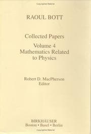 Tapa de Collected Papers of Raoul Bott: Volume 4