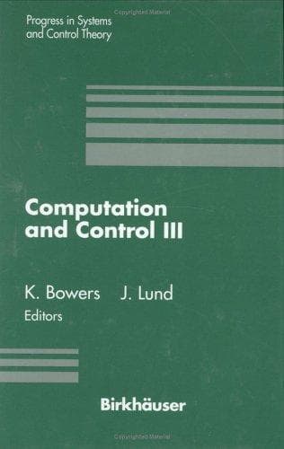 Tapa de Computation and Control
