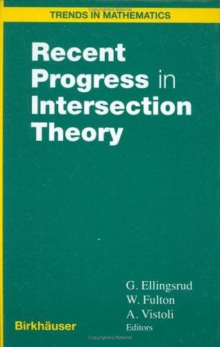 Tapa de Recent progress in intersection theory