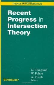 Tapa de Recent progress in intersection theory