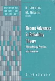 Tapa de Recent advances in reliability theory