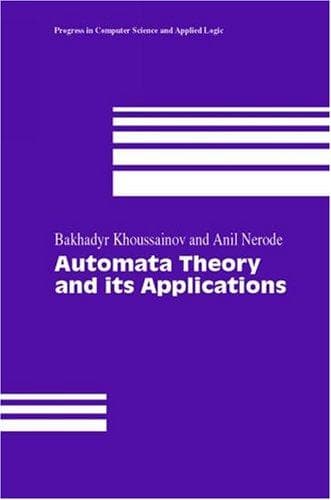 Tapa de Automata theory and its applications