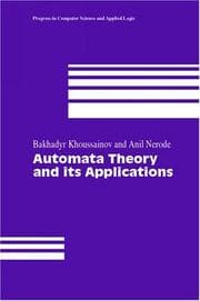 Tapa de Automata theory and its applications