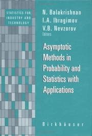 Tapa de Asymptotic methods in probability and statistics with applications
