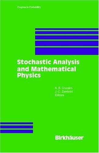 Tapa de Stochastic analysis and mathematical physics