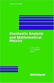 Tapa de Stochastic analysis and mathematical physics